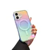 Funda Adecuada para Teléfono Móvil Apple 18Pro con Color Gradiente Chapado en Color Funda Magnética con Brillo Iphone17Promax 16Pro