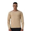 Camiseta Fitness Respirável de Secagem Rápida com Manga Longa para Esportes ao Ar Livre Transfronteiriços Masculina Roupa para Corrida e Ciclismo Solona Top de Basquete