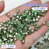 Atacado unhas postiças vermelhas da internet arte de unhas verde fruta strass diamante fundo pontiagudo formato amor borboleta tridimensional multi-corte acessórios para unhas