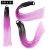 Pelucas de Cola de Caballo Dreadlock Estilo Europeo y Americano al por Mayor para Niños, Pelucas de Gomas Elásticas de Colores, Trenzas Boxeadora de Colores de Fibra de Alta Temperatura