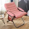 Sillón reclinable plegable Silla de dormitorio Sofá perezoso Descanso para el almuerzo Plegable Dormitorio Estudiante universitario Silla de computadora Respaldo Silla sofá