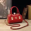 Bolso de Mano Simple para Novia 2026 Estilo Nuevo con Textura Estilo Occidental, Piel Brillante, Gran Capacidad, Bolso Cruzado y de Hombro Casual para Mujer