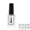 3ml 5ml 8ml 10ml botella de vidrio para esmalte de uñas botella vacía para esmalte de uñas transparente canela cepillo esmerilado botella