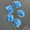 Flores Artificiais Azuis para Casamento Flores Falsas de Teto Decoração de Casamento Parede de Flores Arranjo de Flores de Chão para Casamento Materiais para Arranjo de Flores de Seda