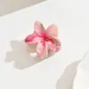 Grampo de girassol de ácido acético imitação 4cm temperamento francês alto senso clipe de rabo de cavalo alto clipe de tubarão clipe de meia pegada