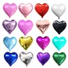 Globo de Nochevieja con Forma de Corazón Volando en el Aire 18 pulgadas Puesto del Mercado Nocturno Venta al por Mayor Más Vendido Decoración para Habitación de Boda de San Valentín Boda