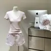 Shorts Florais Rosa para Mulheres, Design Casual, Hot Pants Florais Frescos