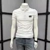 Camisa Polo de Hombre Verano Holgada Moderna Estilo Simple Top de Media Manga 2026 Delgado Casual Cuello Solapa Top de Manga Corta