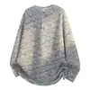 Novedad Otoño/Invierno 2026 Sudadera Pulóver de Manga Larga Suelta con Cuello Henley de Colores para Hombre Moda Juvenil Camisa Base Casual