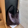 Bolsa Grande de Leopardo Transfronteiriça para Mulheres 2025 Nova Moda Outono e Inverno Versátil Bolsa de Ombro Retro Bolsa Tote para o Dia a Dia