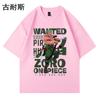 Comércio exterior transfronteiriço eBay americano manga curta T-shirt verão lavado algodão maré marca solta retro meia manga jaqueta atacado