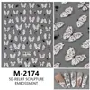 Concha em relevo com flores silvestres da primavera adesivos de unha leves pintura a óleo pequenas flores silvestres adesivos de unha simples ha busca padrão