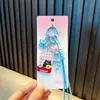 Llavero de Gato de Dibujos Animados para Coche Colgante de Flor Colorida para Teléfono Regalo de Cuerda Trenzada para Niñas Colgante de Bolsa de Regalo Pequeña Venta al por Mayor
