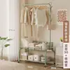 Cabideiro Móvel de Chão Moderno para Uso Doméstico no Quarto, Cabide para Roupas de Dormir e Sujas, Prateleira de Armazenamento para Roupas e Chapéus