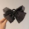 Pin de Pinza de Tiburón de Lujo con Lazo de Lunares Franceses para Mujer, Pasador, Diadema de Bola, Nuevo Estilo 2025