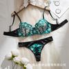 Y Lencería Sexy Encantadora y Seductora con Exquisito Diseño de Bordado Tentador Conjunto de Dos Piezas Sujetador Sexy 25036