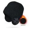 Gorro de Punto para Mujer Otoño e Invierno Estilo Japonés Cálido Protección para Orejas Gorro de Lana Gorro Apilable Combinación Perfecta Circunferencia de Cabeza Grande Cara Pequeña Gorro de Cabeza Moderno
