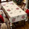 Mantel a cuadros estilo británico de lujo ligero transfronterizo de alta gama, mantel navideño retro americano, mantel rojo festivo