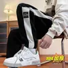 Pantalones Jogger Deportivos de Pana Unisex Estilo Americano Verde Informal Tallas Grandes Otoño e Invierno 2025 Nuevos