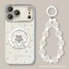 Pulsera de soporte de estrella de pantalla completa adecuada para funda de teléfono Apple 17 Pro Max iPhone 15 Coreana 16 simple 14 para mujer