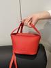2026 Bolsa Saco Color Sólida Moda Versátil Estilosa Nicho Simples Leve Bolsa de Ombro para o Trabalho Grande Capacidade Bolsa Transversal