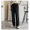 Pantalones de Otoño Sencillos para Hombre Color Sólido Profesionales de Negocios Rectos Casuales Sueltos de Alta Calidad Pantalones de Traje Adelgazantes Pantalones de Traje Modernos