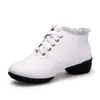 Zapatos de Baile Cuadrado, Zapatos de Baile para Mujer, Zapatos de Baile Sailor de Tacón Medio de Suela Blanda para Adultos, Zapatos de Baile, Zapatos de Actuación, Nuevo Malla E18