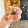 Scrunchie Floral Estilo Pastoral para Mulheres, Prendedor de Cabelo Doce Moda Coreana, Corda de Cabelo de Nicho de Alta Qualidade, Acessório de Cabelo para Rabo de Cavalo Baixo