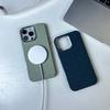 Adecuado para funda de teléfono móvil Apple 16promax Cubo de Rubik avanzado Cuero iPhone15 Succión Magnética 14 Negocios 13 Paquete Completo 12