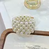 Pulseiras empilháveis de pérolas multicamadas estilo retrô francês, Luxo leve requintado, Pulseiras simples e luxuosas