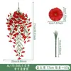 Flor de simulação ipomeia rattan eucalipto flor artificial layout de cena de casamento decoração de casa planta verde de simulação atacado