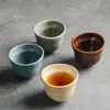 Xícaras de chá de cerâmica, xícaras de chá para restaurante e hotel, xícaras de chá queimadas em forno, xícaras de chá criativas, taças de vinho e copos para bebida domésticos