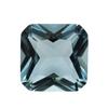 Huagang pedra preciosa quadrada Chanfragem 106# cristal pontiagudo azul vidro gema artificial anel fundo pontiagudo joia pedra principal