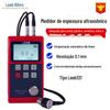 Ribo leeb322 medidor de espessura ultrassônico instrumento de medição de espessura de display digital medidor de espessura de chapa de aço de metal e plástico