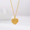 Colar Bússola Oito Tesouros Cor Dourado Areia Colar Saco da Sorte Colar Dourado Estilo Quente Douyin