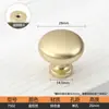 Tirador moderno de un solo orificio para puerta de armario, puerta de armario, tirador de cerámica para cajón, tirador redondo individual dorado y negro