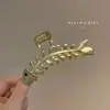 Pinza de Metal Estilo Coreano para la Parte Posterior de la Cabeza, Pinza de Tiburón al Mayoreo, Pinza Grande para el Cabello, Accesorio para el Cabello, Pinza para el Cabello de Perlas