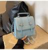 Mochila Xiaozhong Korean Star Bolsa Feminina 2024 Nova Mochila de Estudante Popular All-match Outono e Inverno Styline Bolsa Geral
