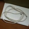 Febre Blogger Mesmo Estilo Qualidade Doméstica Colar de Pérolas Feminino Leve Luxo Estilo Francês Retro Corrente para Clavícula Nova Corrente de Colar