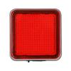 Luz de bicicleta camino de montaña coche inducción de frenado inteligente diseño DIY patrón de expresión 256 perlas de lámpara luz trasera de cola