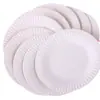 Plato de Papel Desechable Personalizado al por Mayor para Pastel de Cumpleaños Plato de Papel para Barbacoa Plato de Papel Hecho a Mano Creativo para Jardín de Infancia