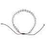 Pulseira de joias transfronteiriça pulseira de cristal pulseira de vidro transparente pulseira para meninas pulseira tecida multicolorida Comércio exterior AliExpress