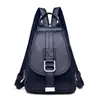 Moda Nueva Bolsa de Pecho para Mujer Estilo Coreano Simple Mochila Simple para Mujer Cuero Suave Casual Mochila para Mujer de Gran Capacidad Venta al por Mayor