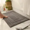 Alfombrilla absorbente para suelo de baño de venta caliente transfronteriza, felpudo para entrada de baño, alfombrilla antideslizante para inodoro, felpudo para entrada, alfombra para el hogar