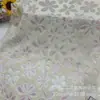 Tecido de Renda Peludo Levemente Elástico com Recortes Outono/Inverno, Tecido de Renda com Recortes de Folhas e Flores para Saias e Jaquetas