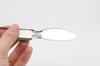 Cuchillo, tenedor y cuchara plegables de acero inoxidable, vajilla para acampar al aire libre, juego de vajilla portátil con cuchara y tenedor para niños.