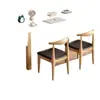 Escritorio de Madera Maciza Todo Madera Maciza Escritorio de Estudio para Estudiantes de Dormitorio Escritorio de Oficina Escritorio para Computadora Escritorio Simple para Escribir Engrosado 18 mm