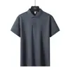 Camisas Polo Lisas com Gola para Atacado do Fabricante em Estoque, Camisetas de Time para Verão, Camisas Polo Respiráveis para Esportes ao Ar Livre, Camisas Masculinas de Manga Curta