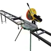 Máquina Cortadora de Aleación de Aluminio Mesa Giratoria de Aluminio en Ángulo de 45 Grados Sierra Circular Perfil de Aluminio 12 pulgadas 14 pulgadas Máquina de Serrar Aluminio