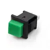 Interruptor de botón cuadrado DS-430 presionar en DS-431 presionar apagado de dos patas carcasa de plástico sin bloqueo interruptor de botón